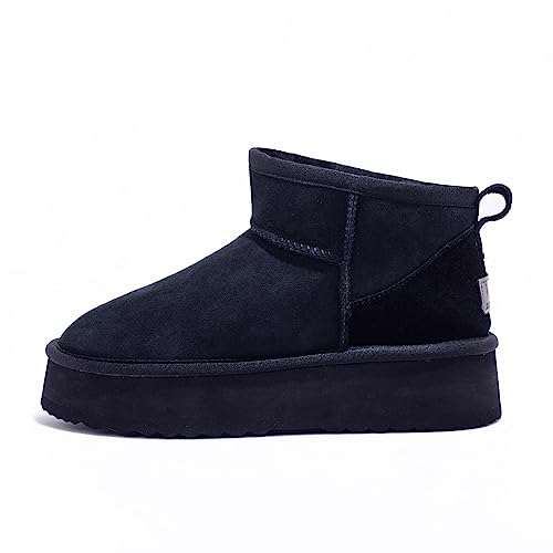 未使用「UGG Australia」17371BX-BLK-L 22cm UGG AUZLAND SHEEPSKIN UGG Boots Black,UGG Boots Ankle Boots